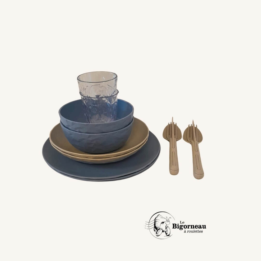 CLUB SET SKAGEN 10 pieces NATURE ET BLEU