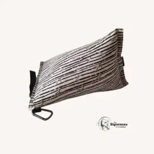Coussin ISIDOR Sichuan (gris et noir)