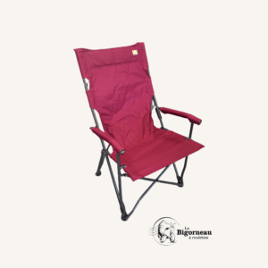 Fauteuil pliant framboise Via Mondo Ferio + Sac