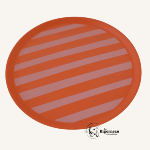 ASSIETTE NORA PLATE 255mm STRIPES