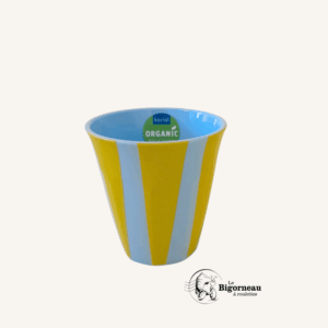 VERRE NORA CUP S STRIPES Koziol