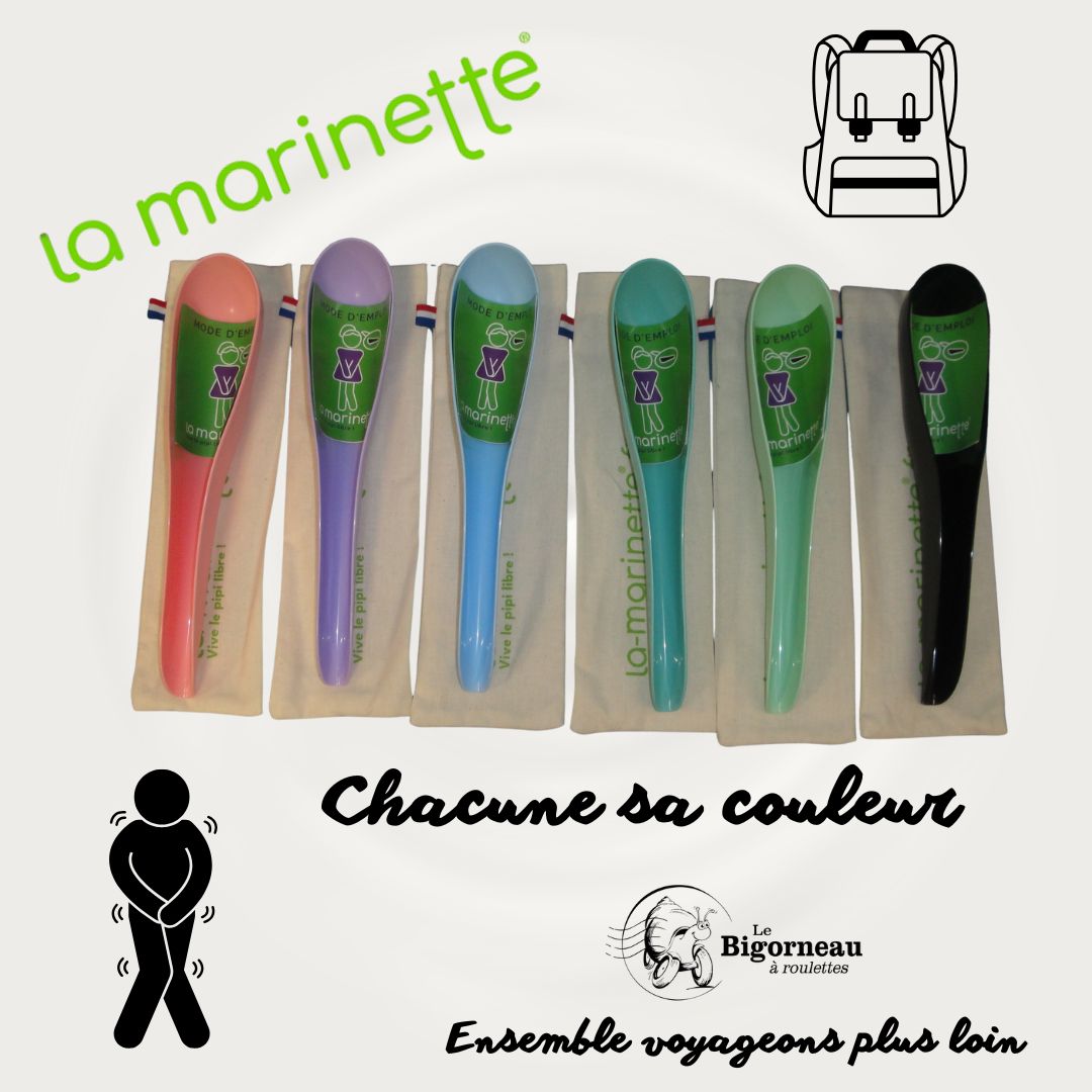 La Marinette bleue turquoise (Pisse-debout pour femme) – Image 3