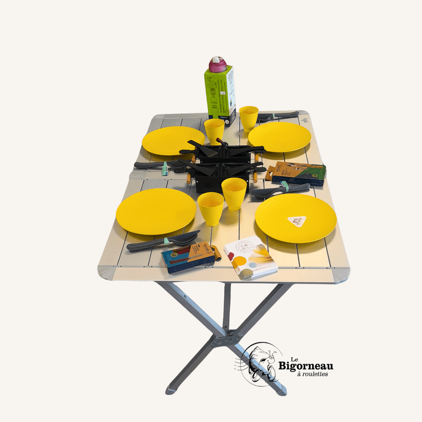Table Via Mondo (Clayette aluminium)