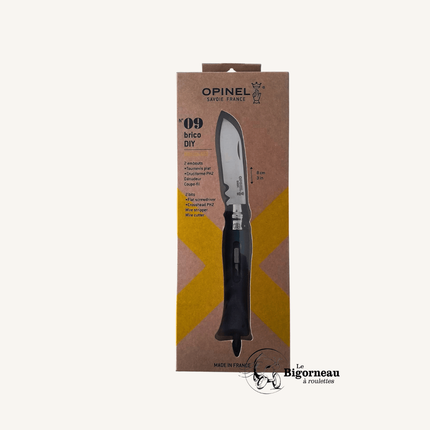 Couteau N°9 Bricolage gris Opinel – Image 2