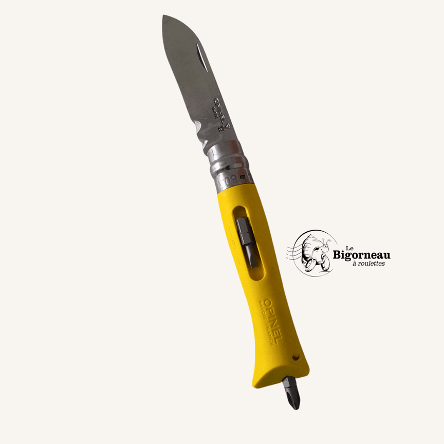 Couteau N°9 Bricolage jaune Opinel