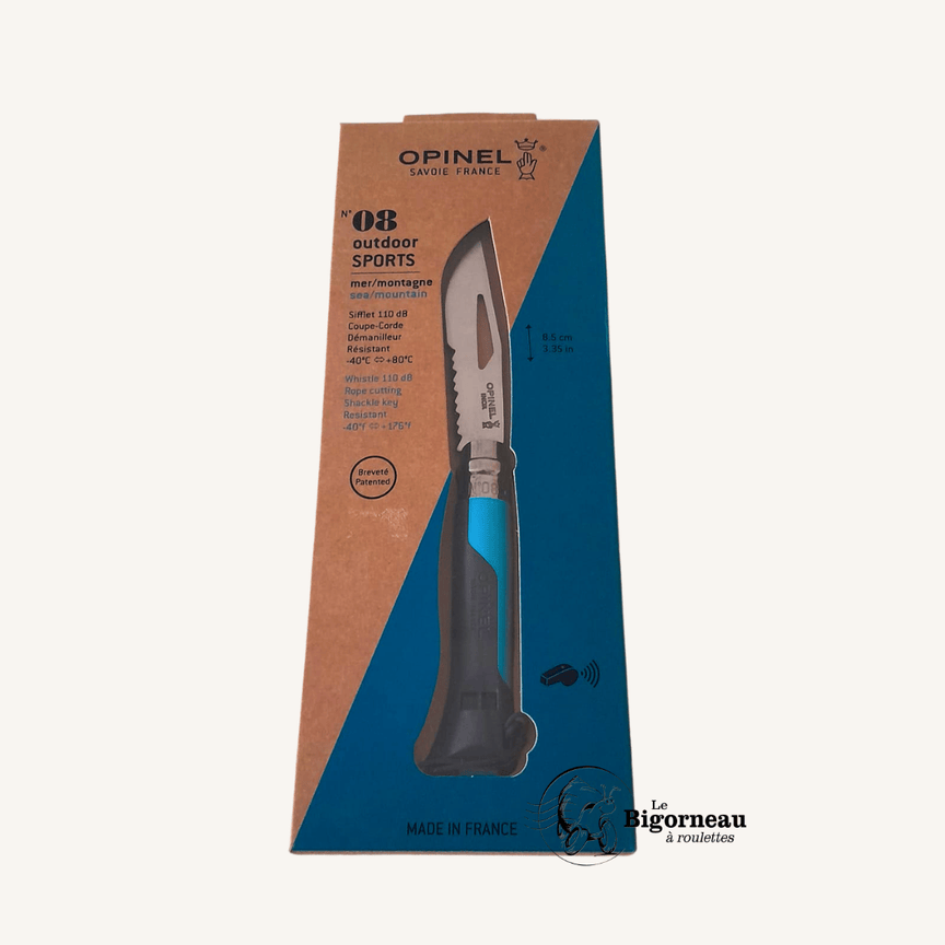 Couteau N°8 outdoor bleu Opinel – Image 2