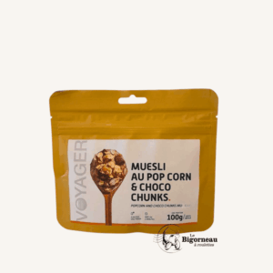 MUESLI AU POP CORN ET CHOCO CHUNKS