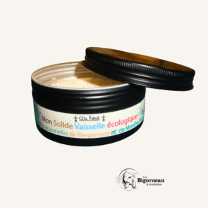 Produit vaisselle solide avec boîte métal