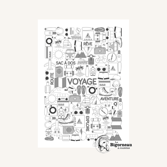 Affiche "Univers du Voyage"