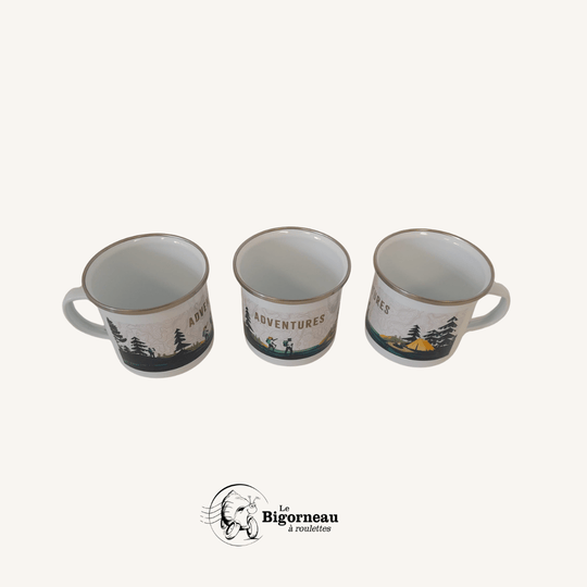 Mug émaillé du randonneur