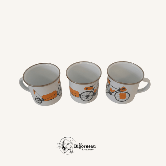 Mug émaillé du cyclovoyageur