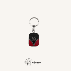 Porte clé métal VW rouge/noir