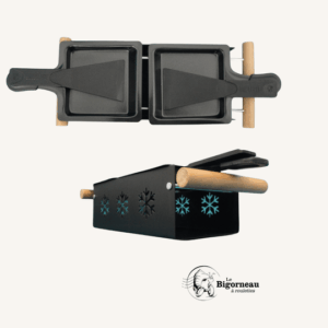 Servive à raclette nomade 2 personnes bougie