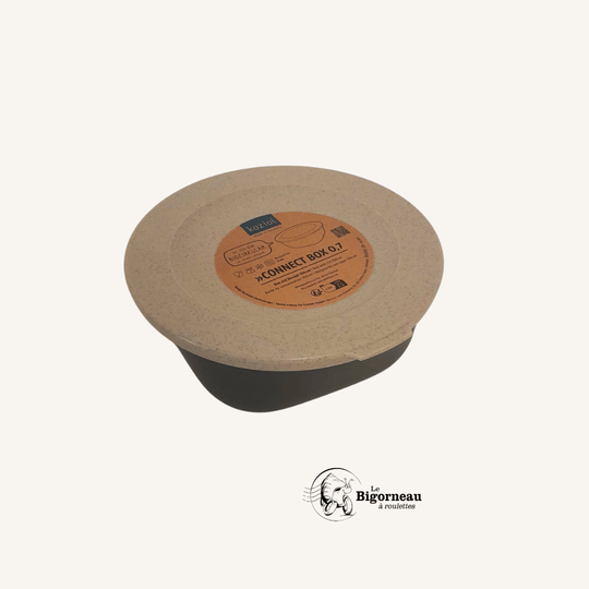 BOITE AVEC COUVERCLE GRIS ANTHRACITE 0.7L Koziol