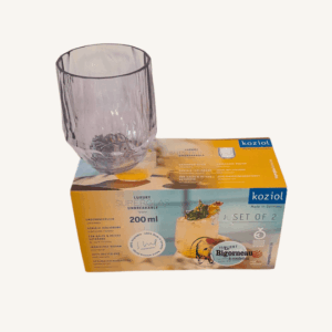 Lot de 2 verres 200ml SUPERGLAS Koziol