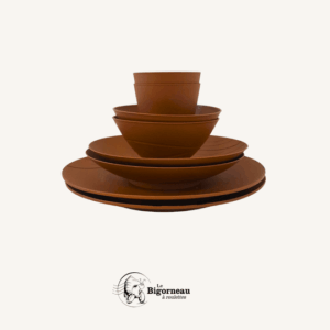 Set duo 8 pièces CARAMEL