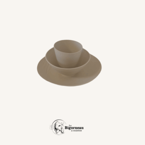 Set essentiel 3 pièces (Assiette + Bol + Gobelet) PIERRE