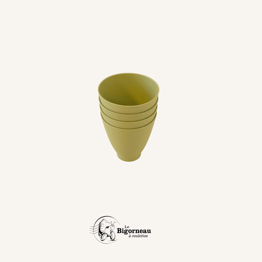Lot de 4 Gobelets PISTACHE Table et Nature