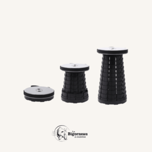 Tabouret rétractable rond