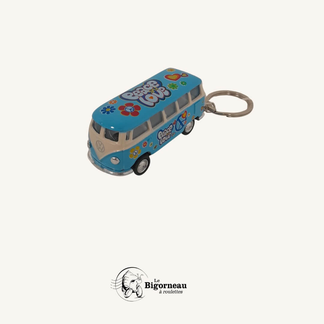 Porte clé van VW bleu