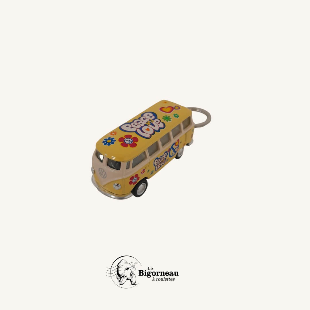 Porte clé van VW jaune
