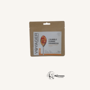 Voyager Repas Nomade Crumble pomme Framboise