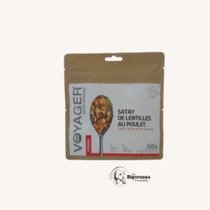 Voyager Repas Nomade Satay de lentilles au poulet