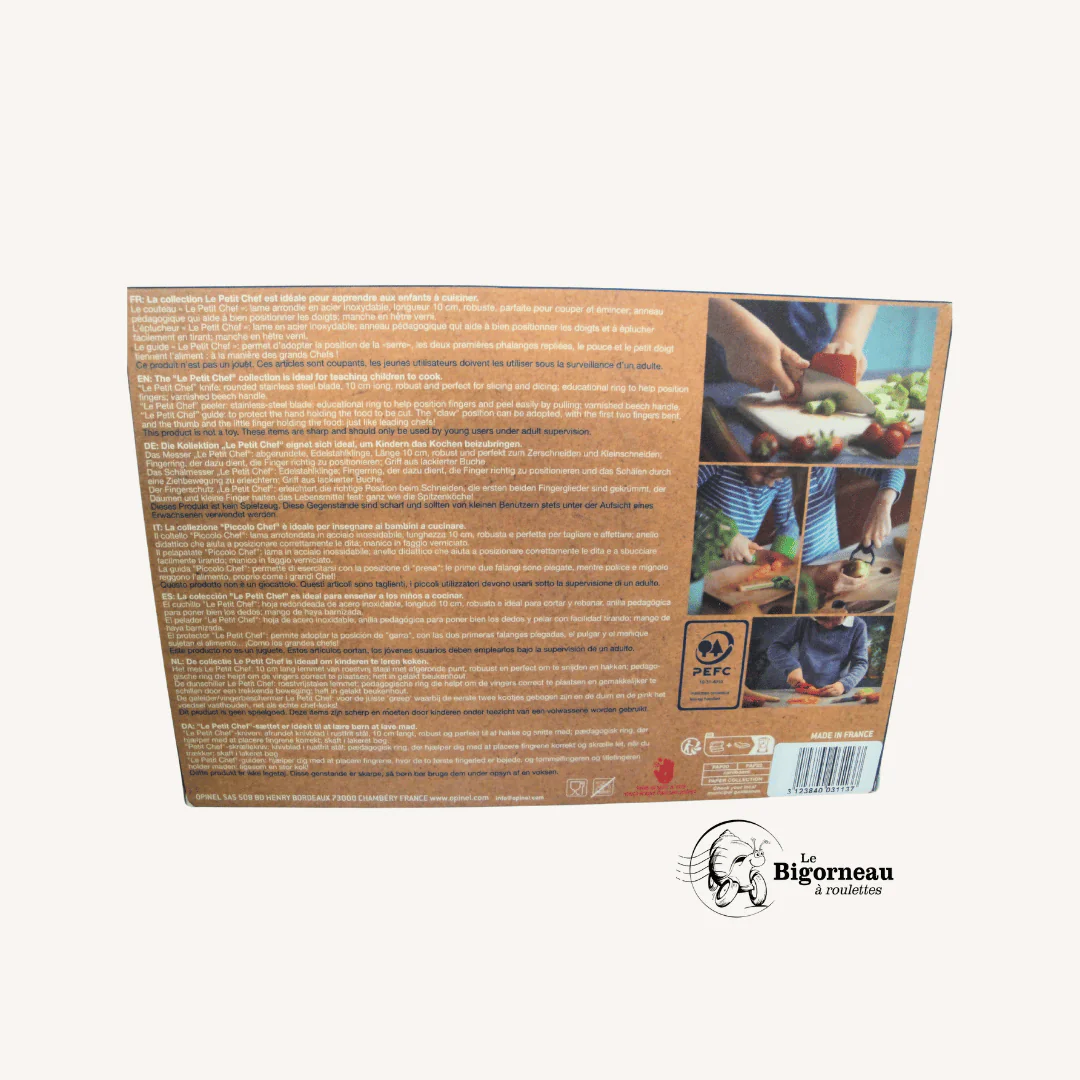 Set "Le petit chef" Opinel Rouge – Image 2