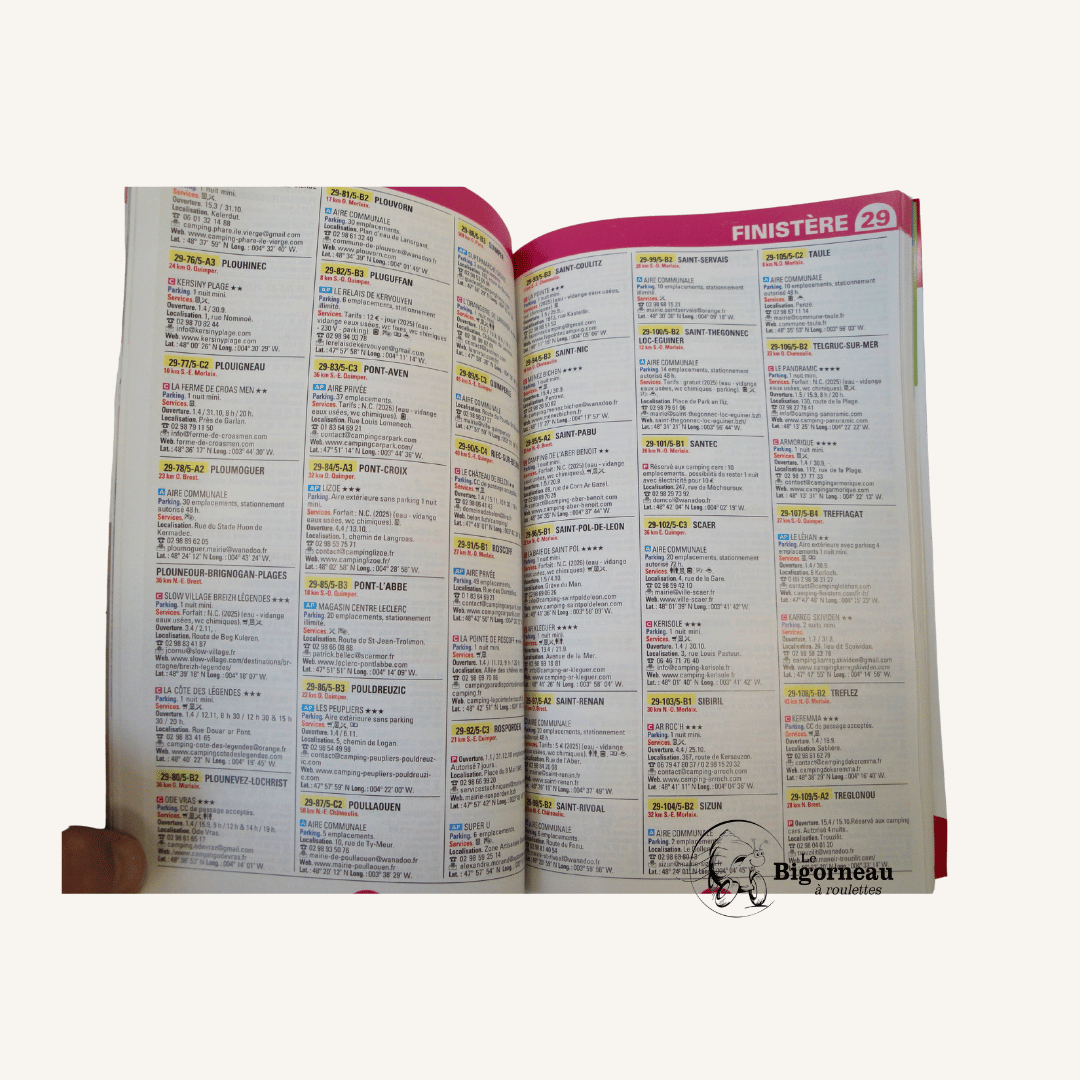 Livre "Guide Officiel Aires de Services Camping Car" Edition 2026 – Image 2