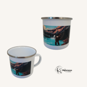 Mug émaillé du pêcheur