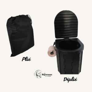 Toilette sèche repliable capacité 150Kg