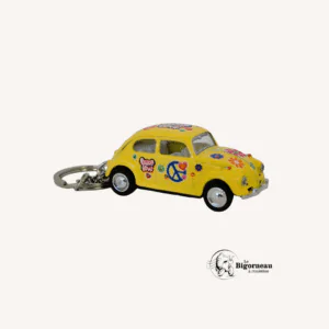 Porte clé Voiture VW jaune