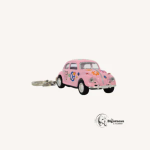 Porte clé Voiture VW rose
